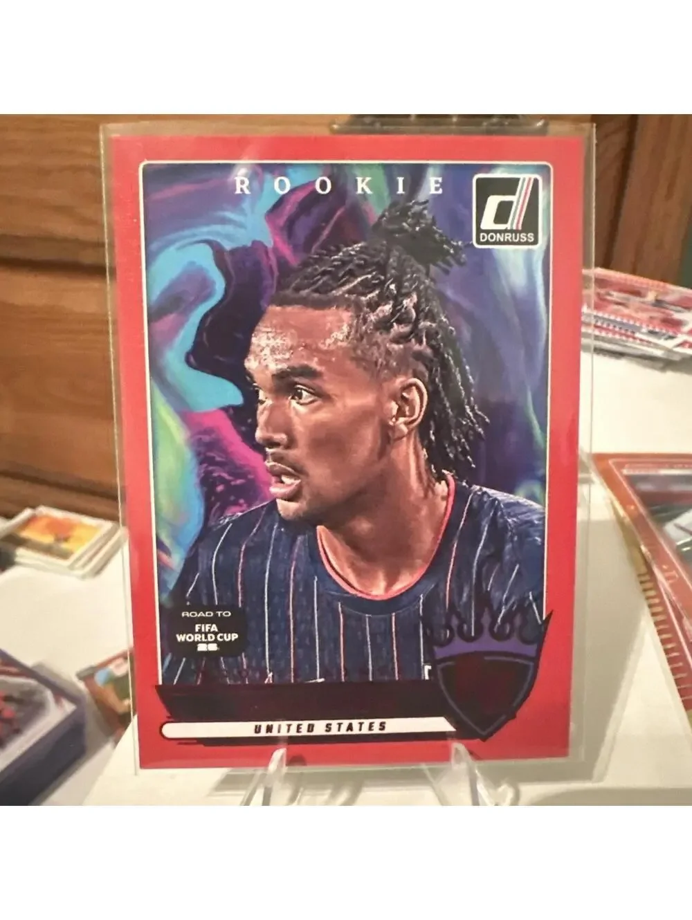 2025-26 Donruss Road To FIFA World Cup Damion Downs Red Rookie Kings #23 SSP